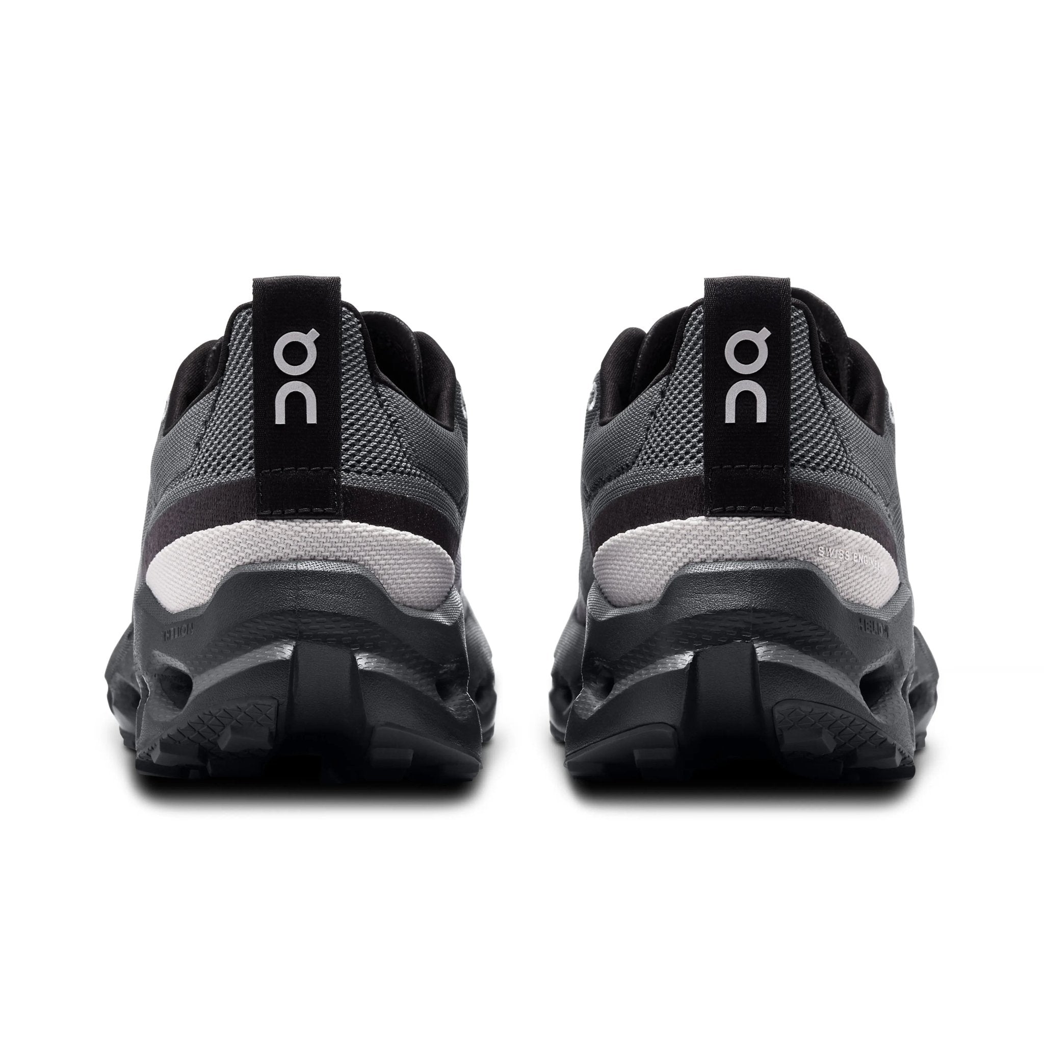 On Women's Cloud Surfer Trail Shoes in Eclipse Black