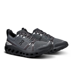 On Women's Cloud Surfer Trail Shoes in Eclipse Black