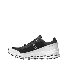 On Women's Cloud Ultra trail running shoes in Black & White