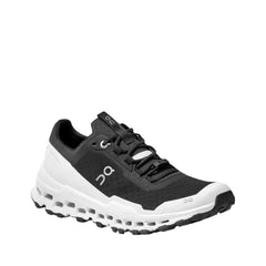 On Women's Cloud Ultra trail running shoes in Black & White