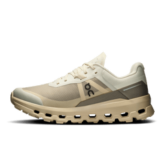 On Women's Cloud Vista 2 trail shoes in  Cream & Desert