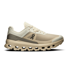 On Women's Cloud Vista 2 trail shoes in  Cream & Desert