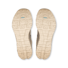 On Women's Cloud Vista 2 trail shoes in  Cream & Desert