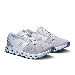 On Women's Cloud X4 Training Shoes in Silver Chambray