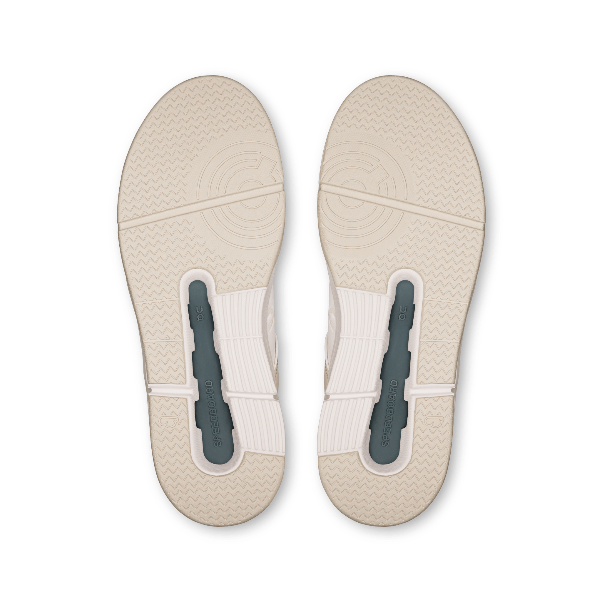 On Women's THE ROGER Clubhouse sneaker in White & Pearl