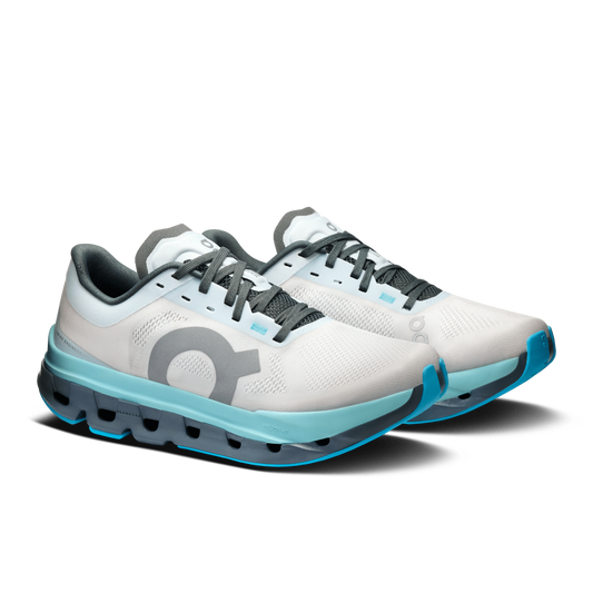 On Womens Cloud Flow 5 Running Shoes in Arctic Stone