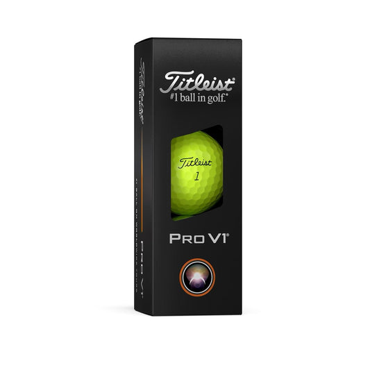 Titleist Pro V1 Golf Ball in Yellow