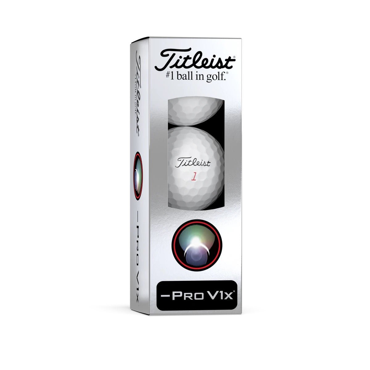 Titleist Pro V1x Left Dash Golf Ball in White