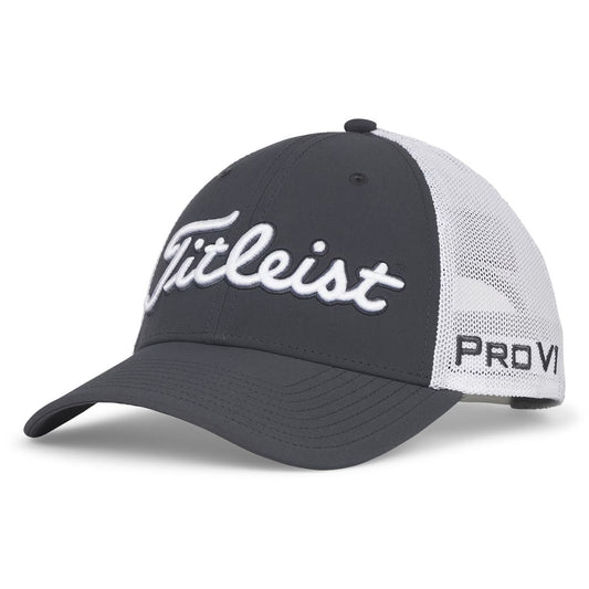Titleist Tour Mesh Cap Charcoal White