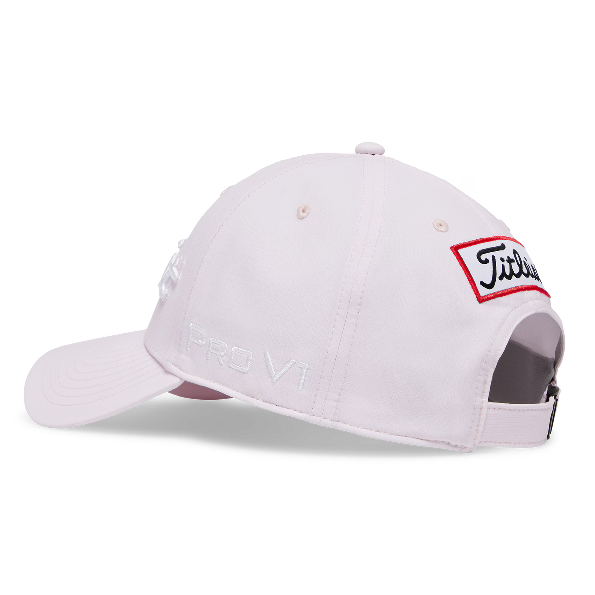 Titleist Tour Performance Golf Cap in Pale Pink and White
