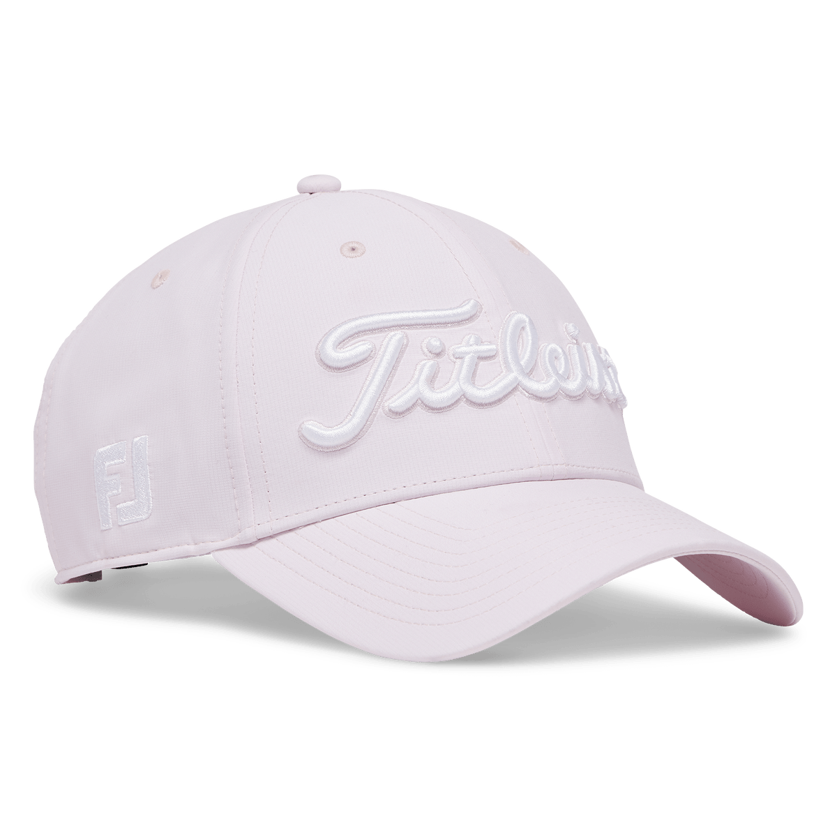 Titleist Tour Performance Golf Cap in Pale Pink and White