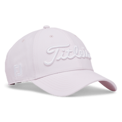 Titleist Tour Performance Golf Cap in Pale Pink and White
