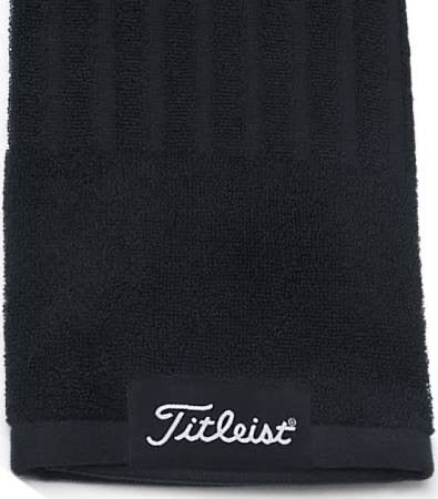 Titleist Trifold Cart Towel in Black