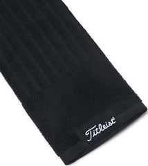 Titleist Trifold Cart Towel in Black