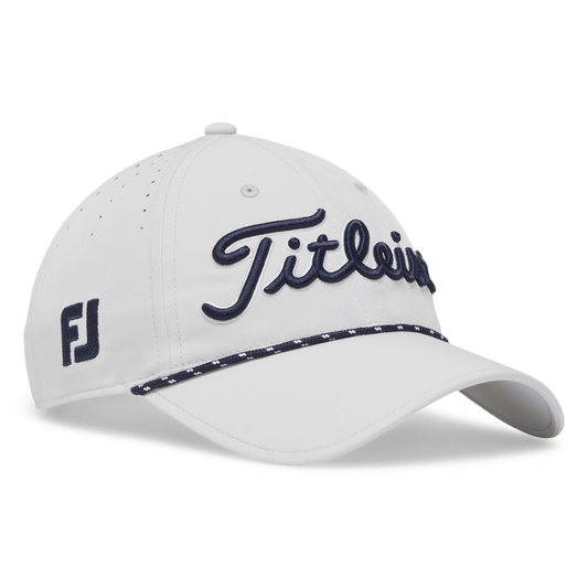 Titliest Tour Breezer Golf Cap in Marble Navy and White