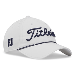 Titliest Tour Breezer Golf Cap in Marble Navy and White