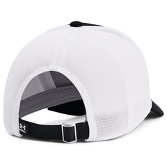 Under Armour Iso Chill Driver Mesh Adjustable Cap in Black & White