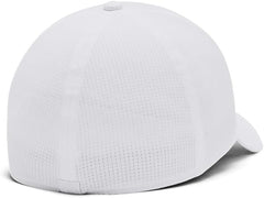 Under Armour Men's Armourvent Stretch Fit Cap in White