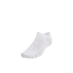 Under Armour Unisex Essential No Show 6 Pack in White