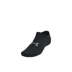Under Armour Unisex ESSENTIAL NO SHOW 6 pack in Black