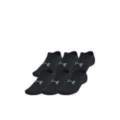Under Armour Unisex ESSENTIAL NO SHOW 6 pack in Black