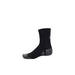 Under Armour Unisex Peformance Cotton 3 Pack Mid in Black