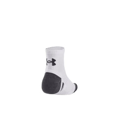 Under Armour Unisex Performance Cotton 3 Pack Mid in White