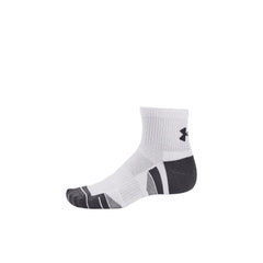 Under Armour Unisex Performance Cotton 3 Pack Mid in White