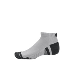 Under Amour Unisex PERFORMANCE TECH 3PK LOW in Black, Grey & White