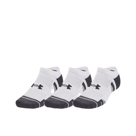 Under Armour Unisex Performance Tech 3 Pack Ultra Low in White