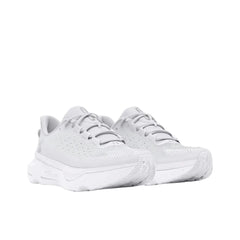 Under Armour Women's INFINITE PRO Running Shoes in White & Grey