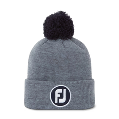 Footjoy Solid Pom Pom Beanie Heather Grey