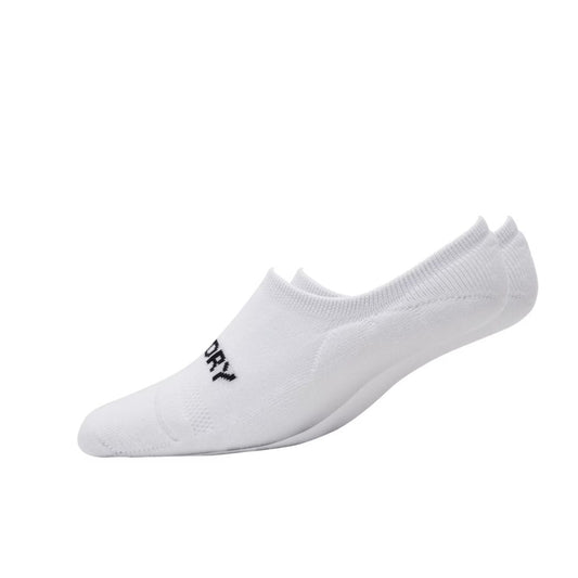 Footjoy Mens ProDry Ultra Low Cut White Socks