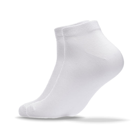 Footloose Unisex Ankle Socks White 2 Pack