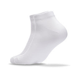 Footloose Unisex Ankle Socks White 2 Pack