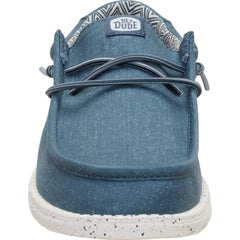 Hey Dude Mens Wally Stretch Canvas Dark Slate