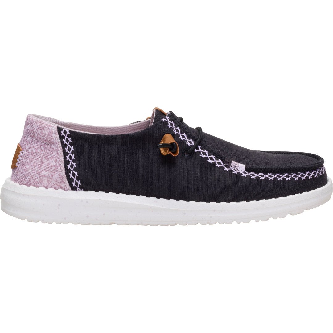 Hey Dude Wendy Boho Butterfly Black Purple