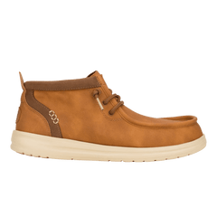 Hey Dude Mens Wally Mid Gripr Classic Cognac Tan
