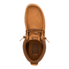 Hey Dude Mens Wally Mid Gripr Classic Cognac Tan