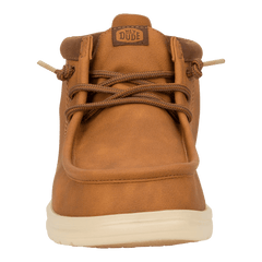 Hey Dude Mens Wally Mid Gripr Classic Cognac Tan