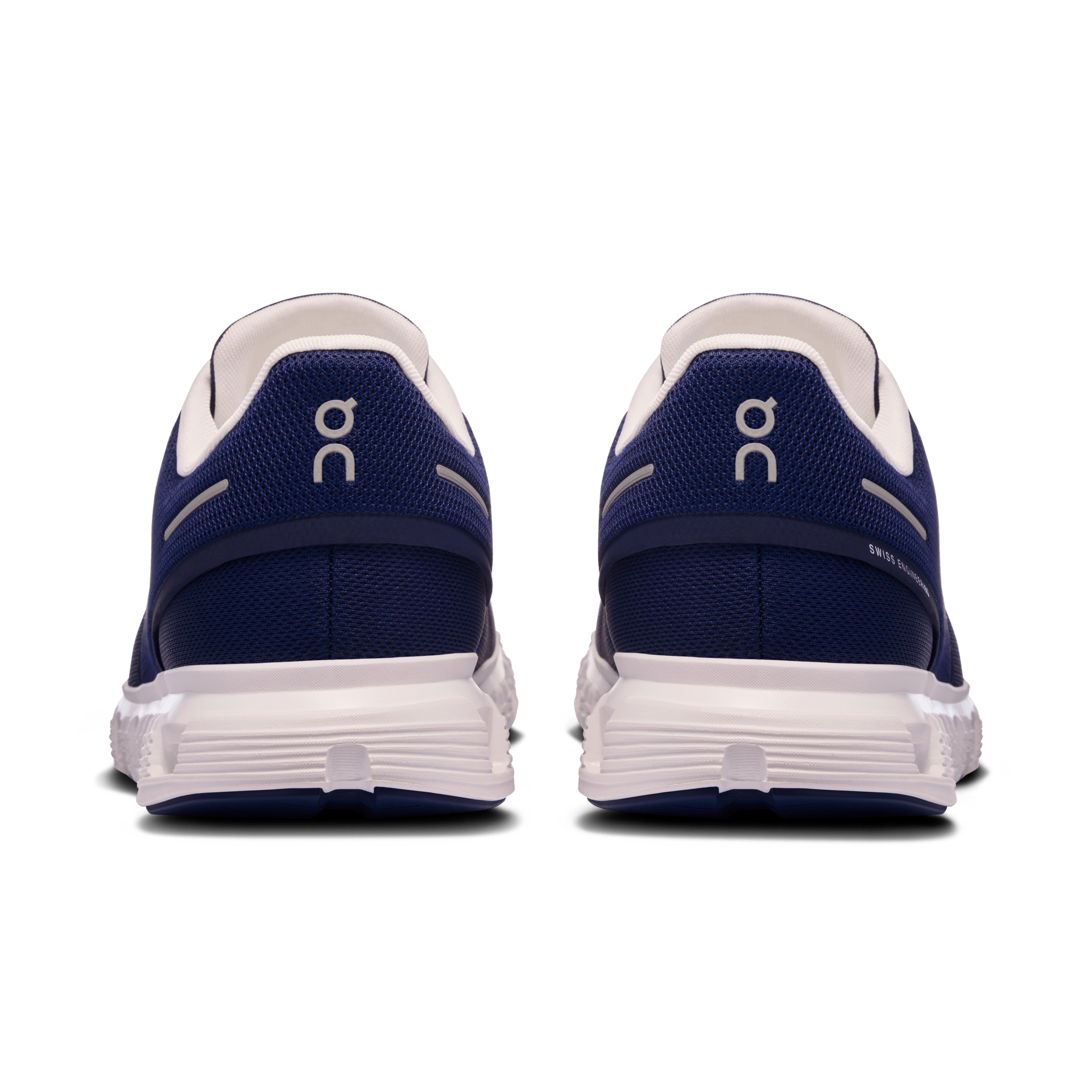 On mens cloud 6 lifestyle shoe in midnight & white