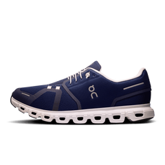 On mens cloud 6 lifestyle shoe in midnight & white