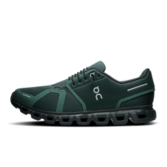 On mens cloud 6 lifestyle shoes in  evergreen & black