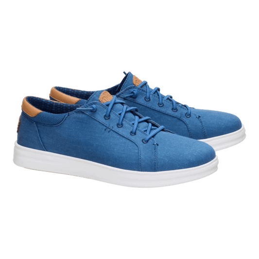 Hey Dude Mens Paul Pro Canvas Ensign Blue Navy Blazer