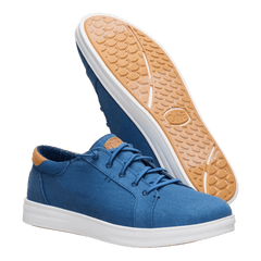 Hey Dude Mens Paul Pro Canvas Ensign Blue Navy Blazer