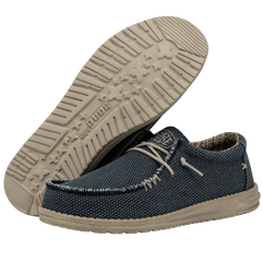 Hey Dude Men's Wally Braided Blue Night