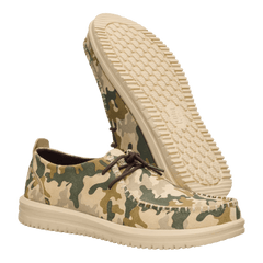 Hey Dude Mens Wally NXT Moc Camo Suede Boulder Tan Multi
