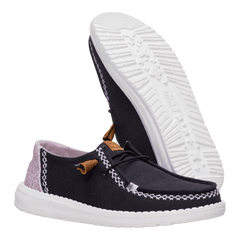 Hey Dude Wendy Boho Butterfly Black Purple