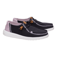 Hey Dude Wendy Boho Butterfly Black Purple