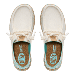 Hey Dude Womens Wendy Espadrille Hibiscus Egert Multi